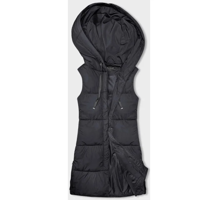 Vypasovaná dámská vesta v grafitové barvě (16M9093-105)