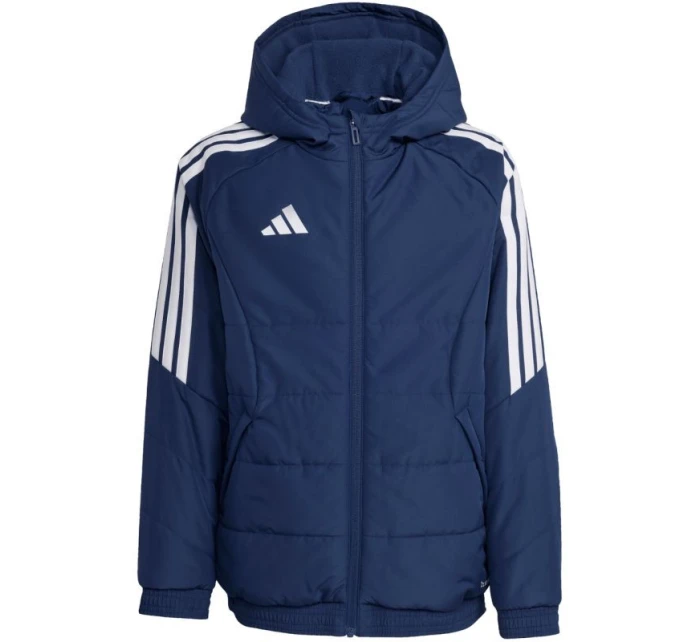 Dětská zimní bunda adidas Tiro 26 tmavě modrá KA8026 Dětská zimní bunda adidas Tiro 26 tmavě modrá KA8026