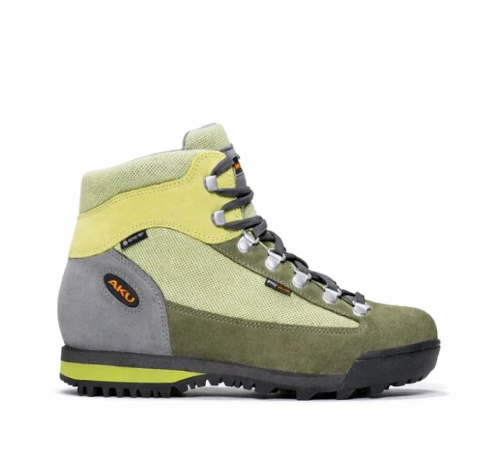 dámské trekové boty Ultralight Goretex model 21948143 kotníkové šedé zelené dámské - Aku