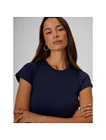 Dámské hladké tričko slim model 22276637 - 4F