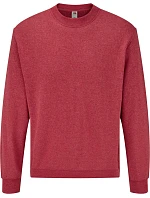 Fruit of the Loom Classic Set-In Sweat Mikina 16.2202 vintage heather red