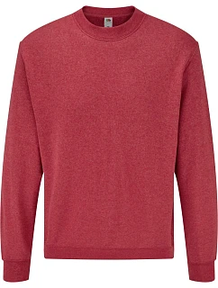 Fruit of the Loom Classic Set-In Sweat Mikina 16.2202 vintage heather red