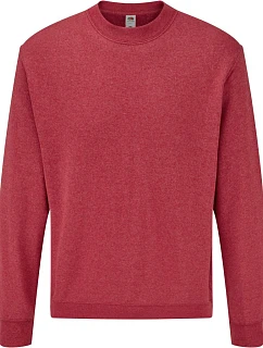 Fruit of the Loom Classic Set-In Sweat Mikina 16.2202 vintage heather red