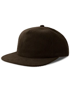 5 panelová manšestrová kšiltovka brown model 22456319 - Atlantis Headwear