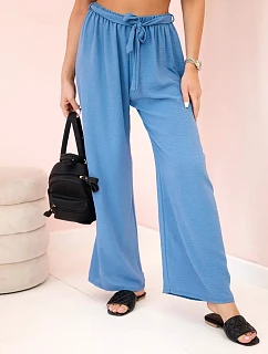 Kalhoty s širokým pasem džínovina