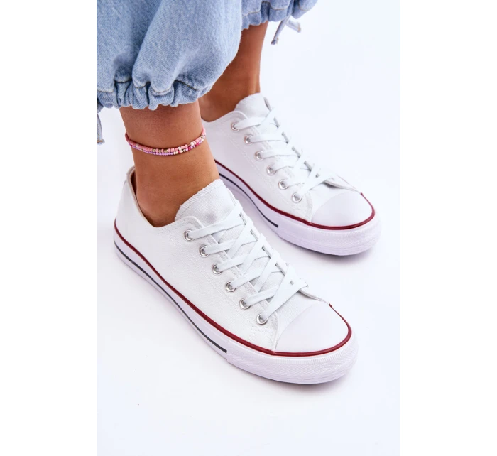 Klasické nízké dámské tenisky Bíle Vegas Klasické nízké dámské tenisky Bíle Vegas