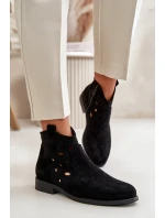 Dámské Botky S Na Zip Černé model 21668174 - S.Barski