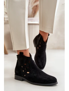 Dámské Botky S Na Zip Černé model 21668174 - S.Barski