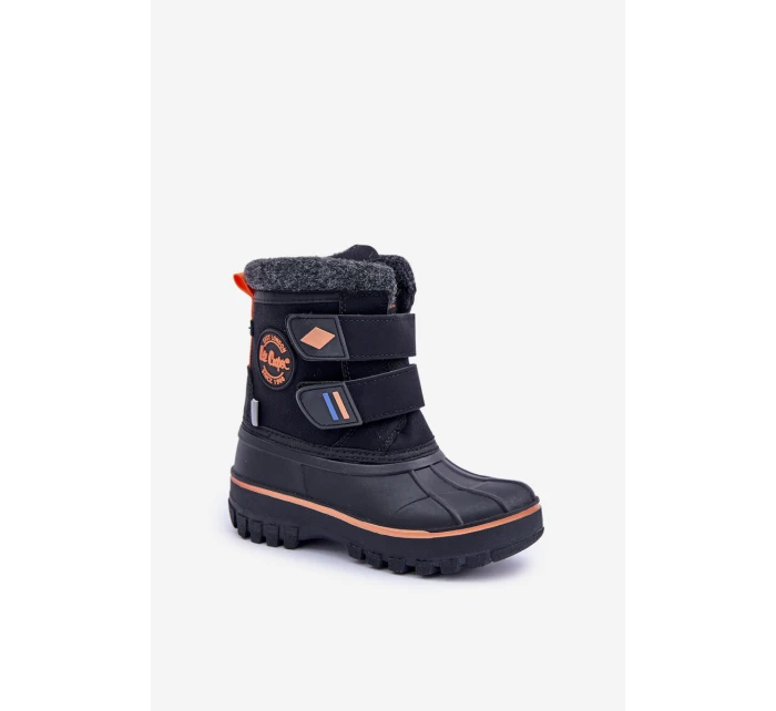 Dětské Sněhové Boty Na Suchý Zip Lee Cooper LCJ-24-44-2865K Černé