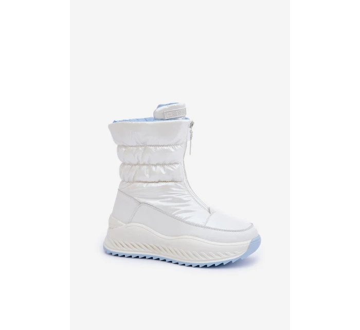 Dámské Sněhule Big Star model 21680182 Bílé - Big Star Shoes Dámské Sněhule Big Star model 21680182 Bílé - Big Star Shoes