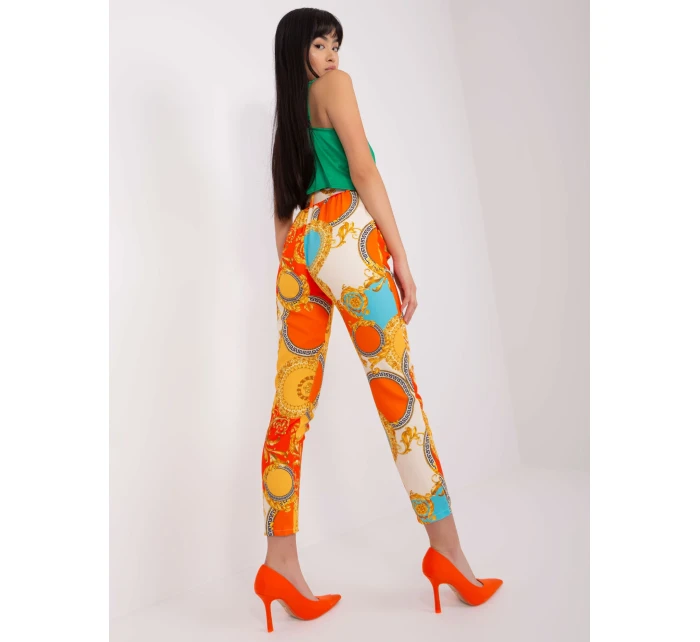 Kalhoty DHJ SP 12787D.23X oranžová