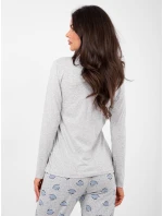Pyžamo DU PI FP 008.30 šedé