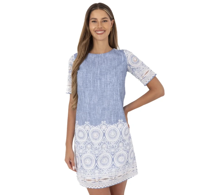 Šaty LK SK 506836 1.74P modrá