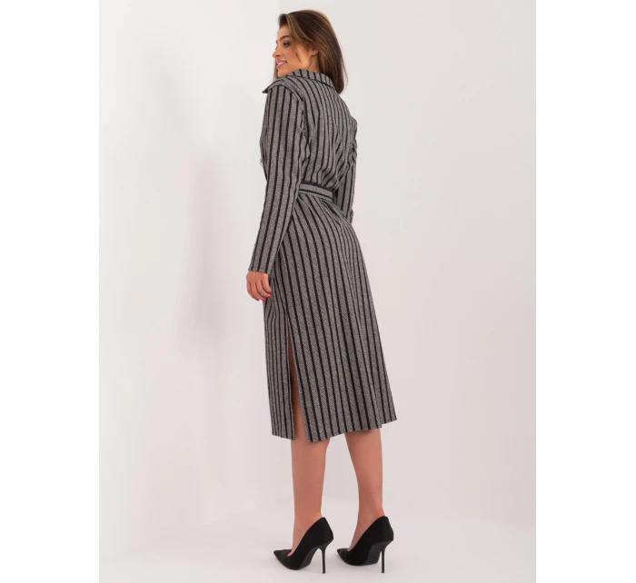 Šaty LK SK 509479.41 tmavě šedé Šaty LK SK 509479.41 tmavě šedé