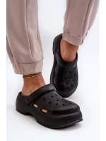 Dámské pěnové pantofle s masivní podrážkou Black model 20448799 - Kesi