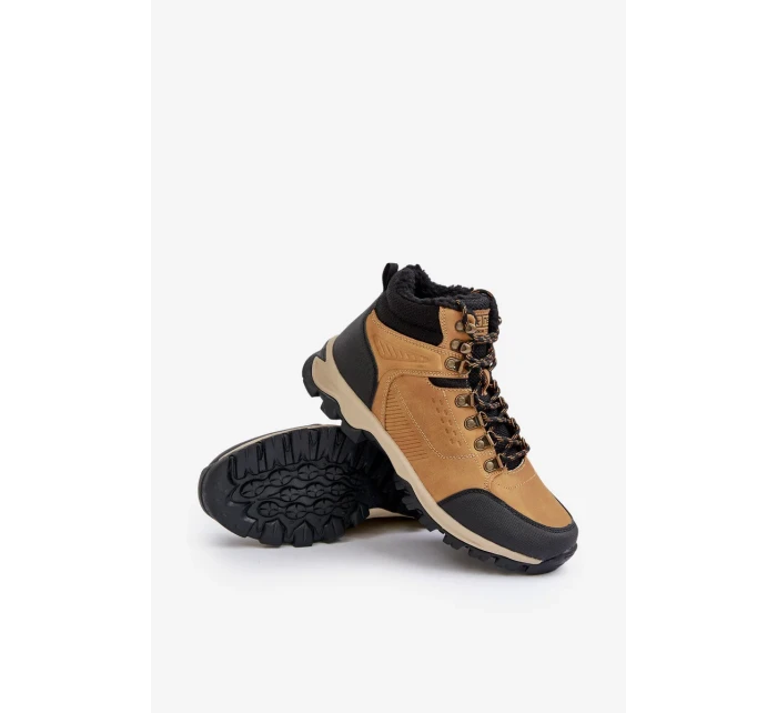 Zateplené Trekingové Boty Pánské Camel Loreinae