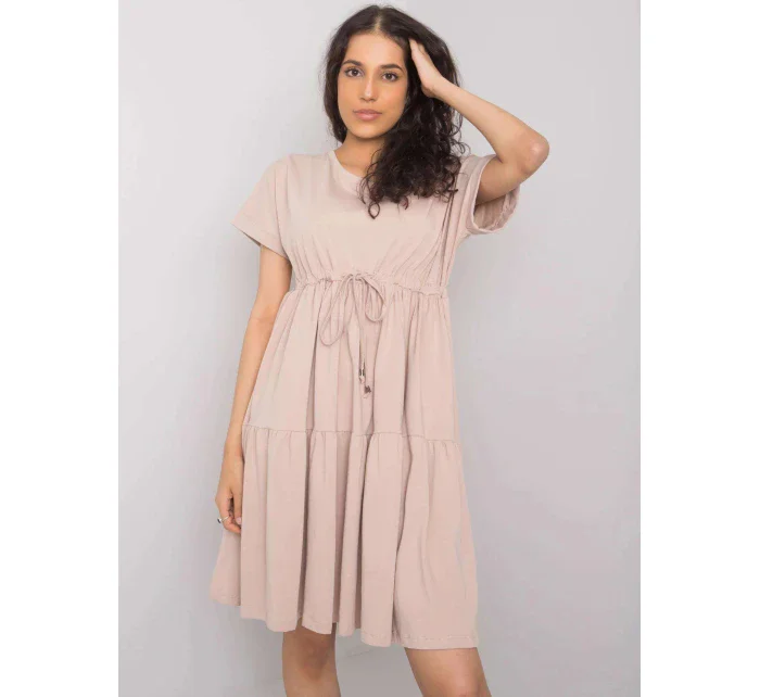 Dámské šaty RV SK 6761.68 béžové - FPrice