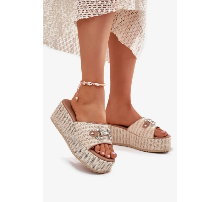 Pantofle model 213950 Step in style Pantofle model 213950 Step in style