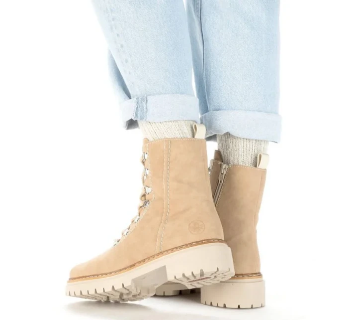 W béžové zateplené model 20493057 - Rieker