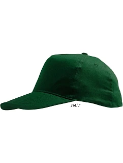 SOL'S Sunny 5 panelová baseballová kšiltovka 25.8110 bottle green