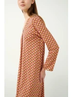 Noční košile s retro potiskem a řasením model 20515537 - Vamp Noční košile s retro potiskem a řasením model 20515537 - Vamp