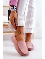 Dámské Semišové Mokasíny růžove Morreno Dámské Semišové Mokasíny růžove Morreno