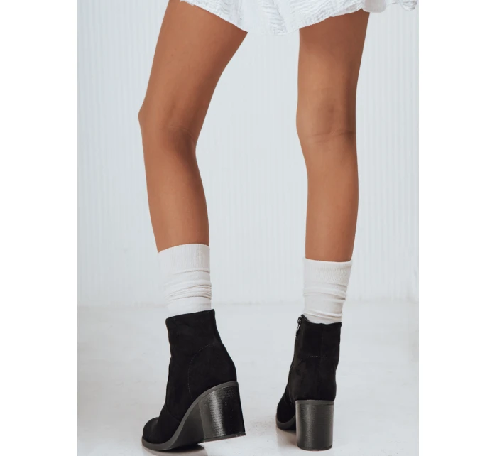 Dámské semišové kozačky černé model 21993968 - Dstreet Dámské semišové kozačky černé model 21993968 - Dstreet