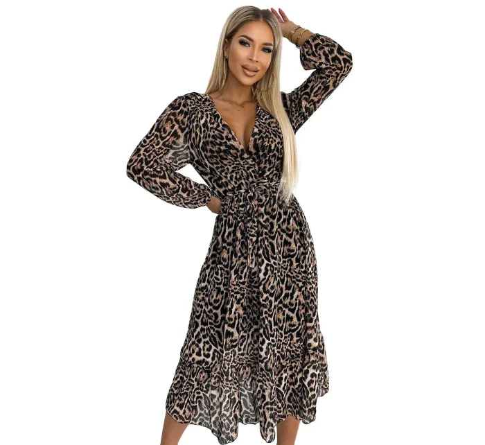 Dámské šaty model 21938579 WILD - numoco basic Dámské šaty model 21938579 WILD - numoco basic