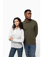 Kariban K 243 Pánské piqué polo s dlouhým rukávem 20.K243 dark grey Kariban K 243 Pánské piqué polo s dlouhým rukávem 20.K243 dark grey