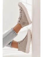 Dámské Tenisky Big Star Vysoké Zateplené Šedé model 21595899 - Big Star Shoes