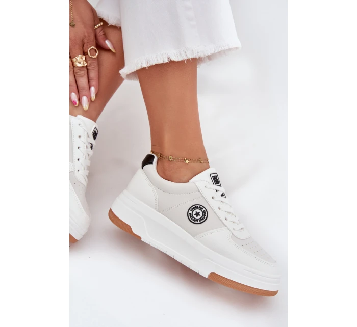 Dámské tenisky na platformě Big Star HI-POLY SYSTEM – bílé Dámské tenisky na platformě Big Star HI-POLY SYSTEM – bílé