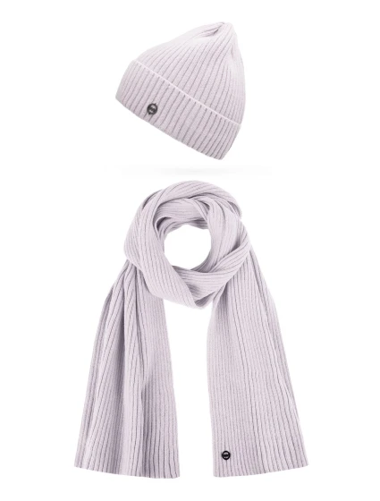 Dámský set šály a čepice Vuch Rowdy Set Light Grey Dámský set šály a čepice Vuch Rowdy Set Light Grey