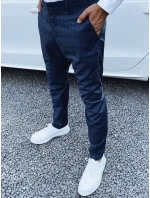 Pánské tmavě modré chinos kalhoty Dstreet model 21977281 - FashionStreet