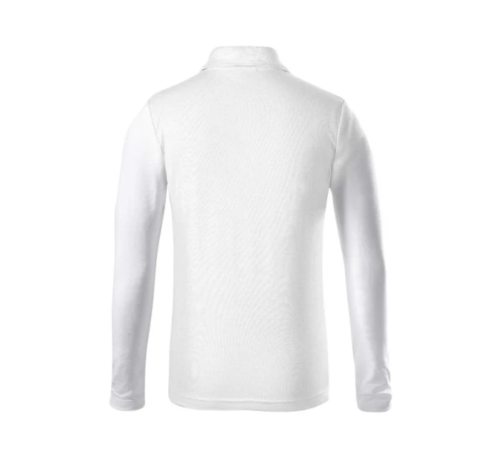 Dětské tričko Pique Polo LS (bílé)