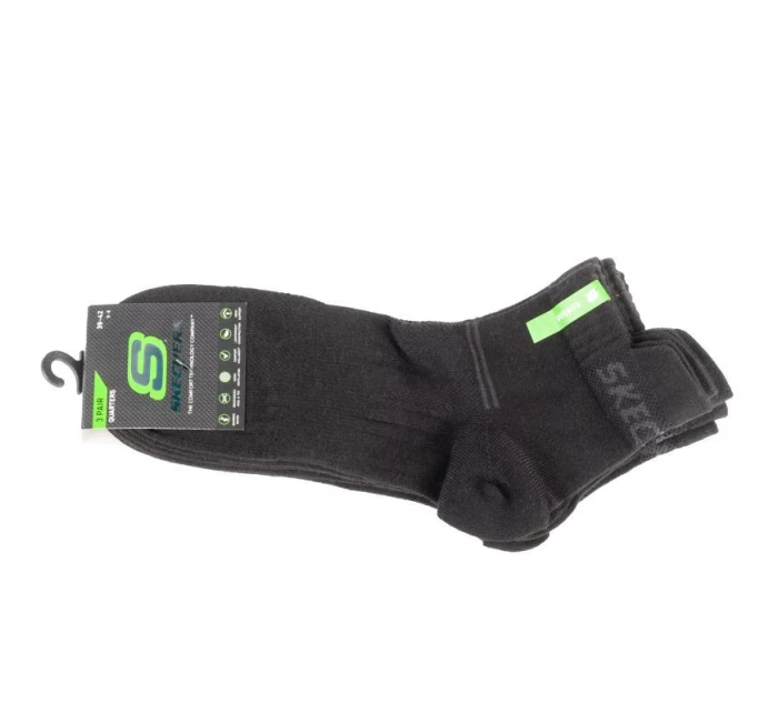 Skechers 3PPK Bamboo Mesh Quarter Socks SK42056-9999 Black 39-42 Skechers 3PPK Bamboo Mesh Quarter Socks SK42056-9999 Black 39-42