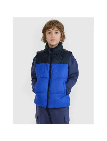 4F 4FJWSS25TVJAM208-36S chlapecká péřová bunda bez rukávů se syntetickou výplní