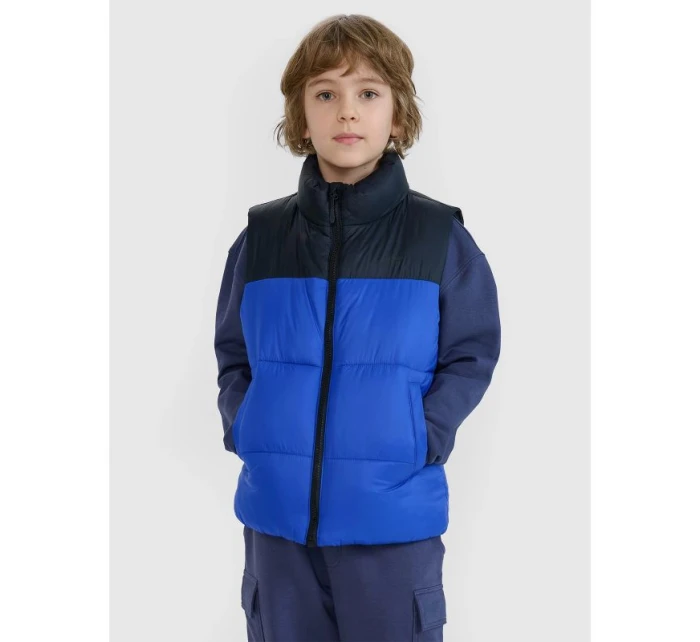4F 4FJWSS25TVJAM208-36S chlapecká péřová bunda bez rukávů se syntetickou výplní