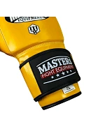 RBT-MEX 12 oz žluté kožené boxerské rukavice
