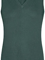 Daiber JN 656 Dámská svetrová vesta s výstřihem do V 02.0656 forest green