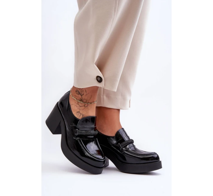 Polobotky na podpatku  model 183962 Step in style