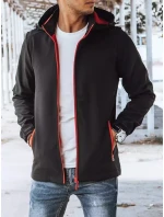 Pánská softshellová bunda černá Dstreet TX4173 Pánská softshellová bunda černá Dstreet TX4173