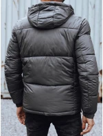 Pánská zimní bunda s odepínací kapucí šedá FashionStreet TX4834