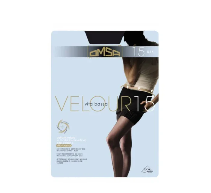 Dámské punčochové kalhoty Omsa Velour 15 den XL Dámské punčochové kalhoty Omsa Velour 15 den XL