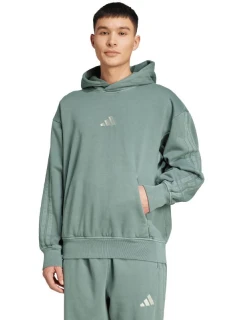 Pánská mikina adidas A SZN W FL HD green JL6538 pánské barvy