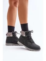 Zateplené dámské kotníkové boty černé model 21676755 - Lee Cooper Zateplené dámské kotníkové boty černé model 21676755 - Lee Cooper