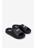 Pěnové Pantofle Pánské S Logem Big Star RR174A012 Černé Pěnové Pantofle Pánské S Logem Big Star RR174A012 Černé