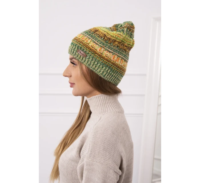 Fleecová čepice Patrycja K254 green neon+green Fleecová čepice Patrycja K254 green neon+green