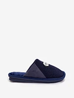 Pánské pantofle s nášivkou tmavě modré Presine