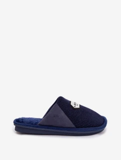 Pánské pantofle s nášivkou tmavě modré Presine