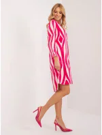 Šaty D73771M30427A fuchsiová Šaty D73771M30427A fuchsiová